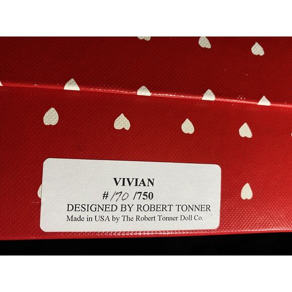 Robert Tonner 1994 Vivian #170/1750 Fashion 19" Doll W/Box and Certificate Mint - Picture 6 of 14